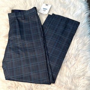NWT Men’s Oakley UV Protection Golf Pants Navy/Turquoise Sz. 36W 34L